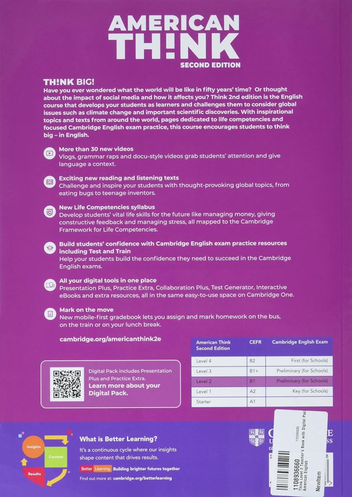Think Level 2 Teacher s Book with Digital Pack American English