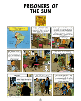 Tintin Prisoners of the Sun