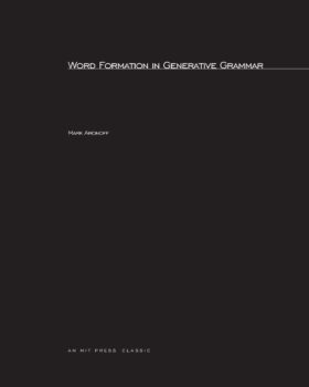 Word Formation in Generative Grammar