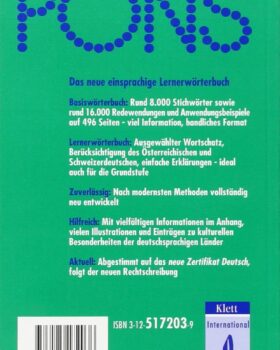PONS Basisworterbuch Deutsch als Fremdsprache