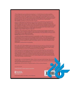 Second Language Acquisition An Introductory Course 5th
